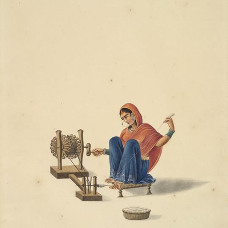 Painting of Spinning